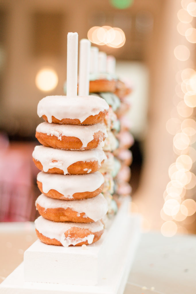 Donut display wedding