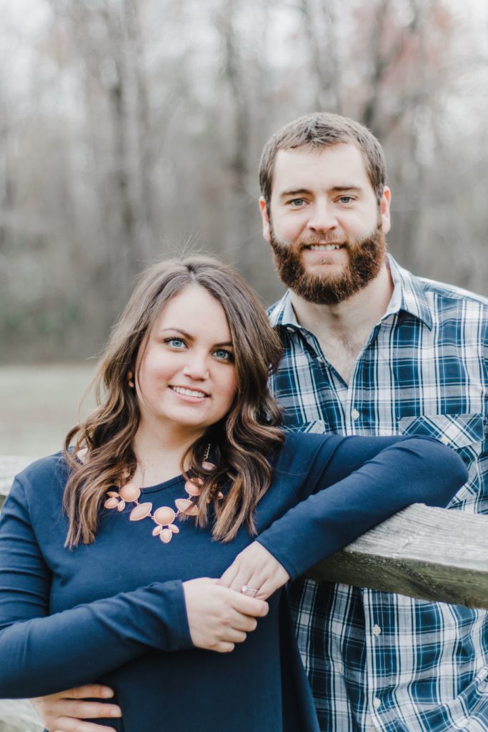 Engagement session at the Catlett Farm