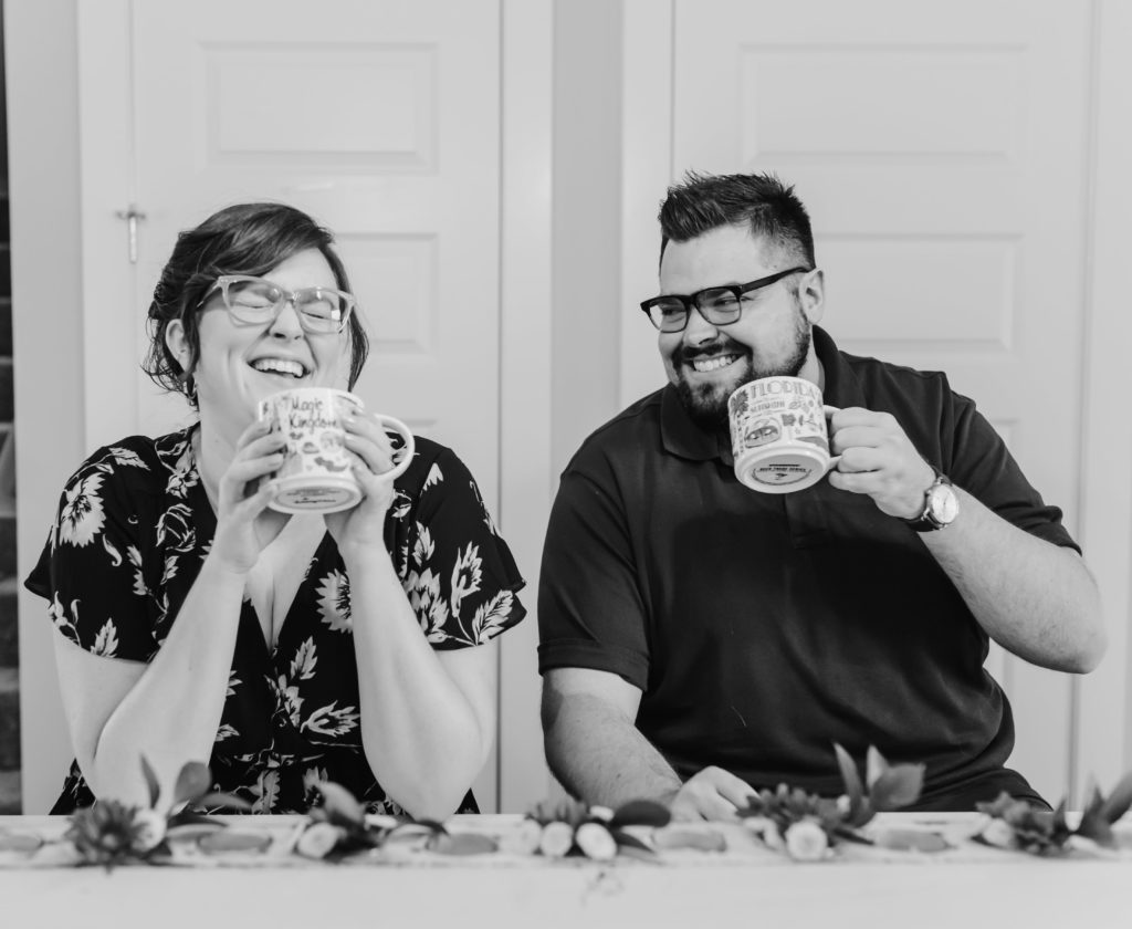 At home engagement session | Alyssa Joyce Photography