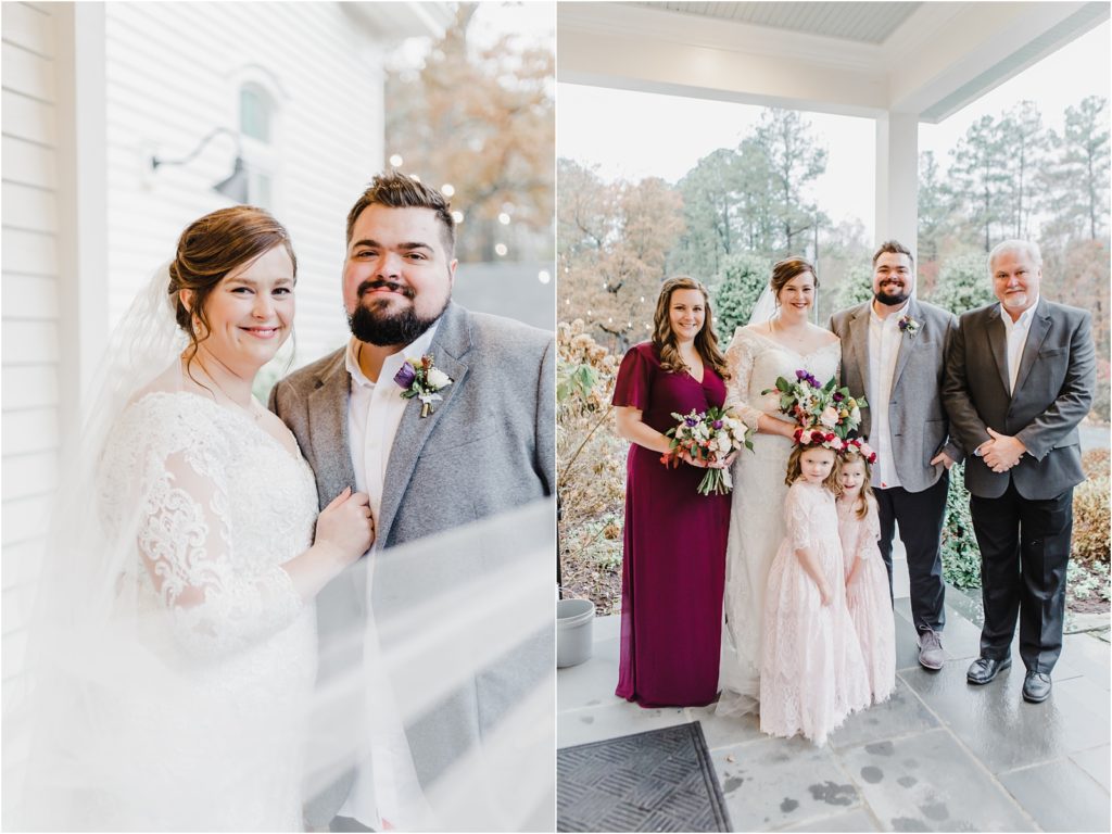 Wedding Photos | Cozy Fall Wedding | NC Wedding photographer