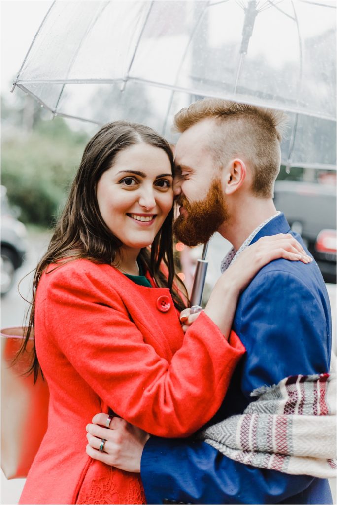 Cute engagement session