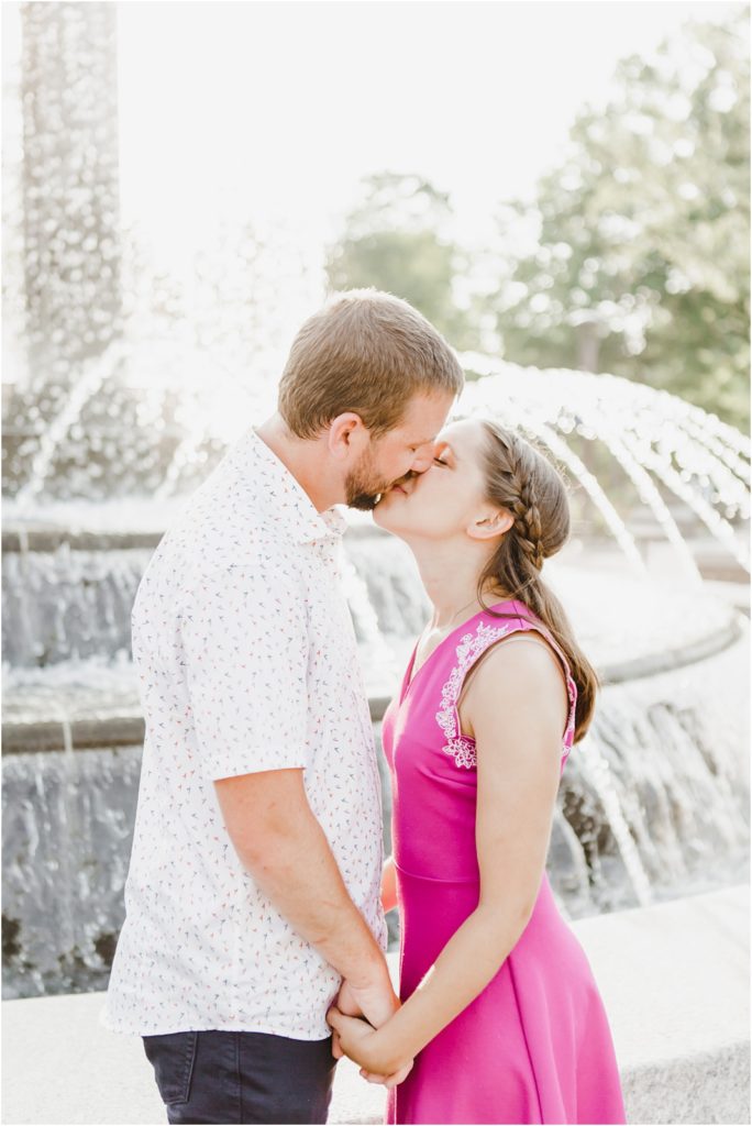 Light and airy engagement photos